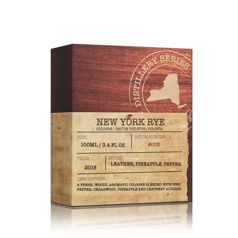 New York Rye bourbon cologne