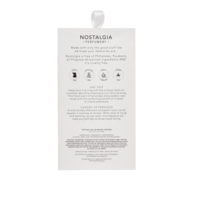 Nostalgia fragrance rollerball duo