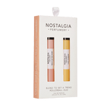 Nostalgia Rollerball Duo in pink and yellow
