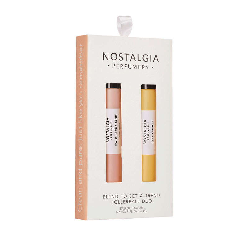 Nostalgia Rollerball Duo in pink and yellow