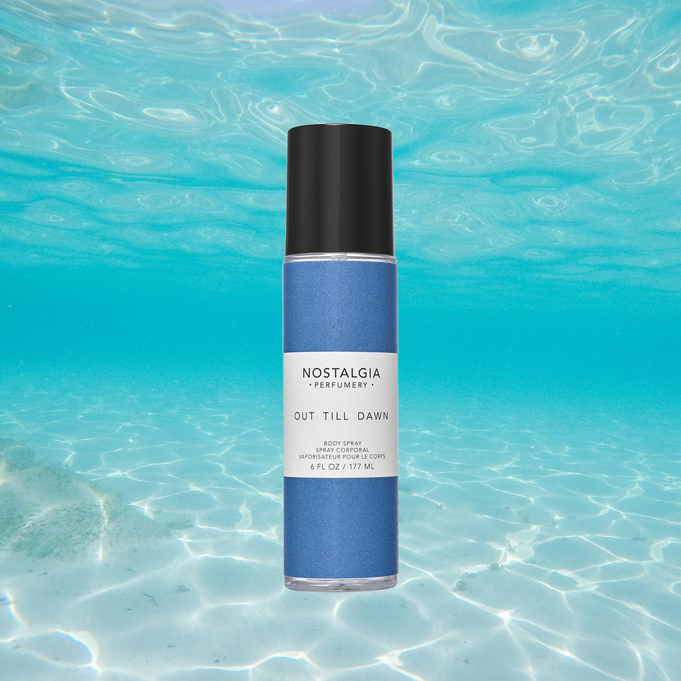 Out till dawn fragrance mist sea water bottom sea blue water nostalgia